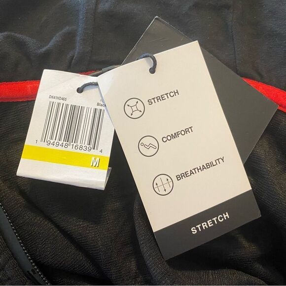 DKNY Black Vintage Hoodie Sweatshirt Size Medium Y2K - Picture 13 of 15